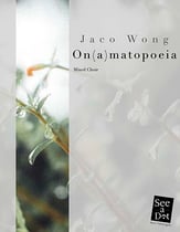 On(a)matopoeia SATB choral sheet music cover